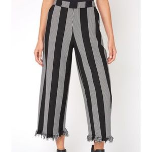 *NWT* Abbeline Striped High Waisted Pants